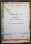 БРЕСТ. СОДРУЖЕСТВО - 2001
